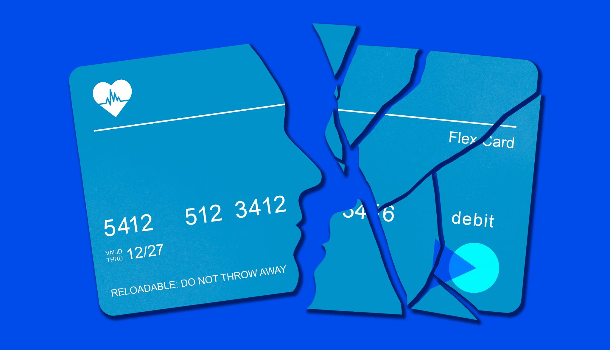 how to spot medicare flex card scams a medicare card broken into pieces